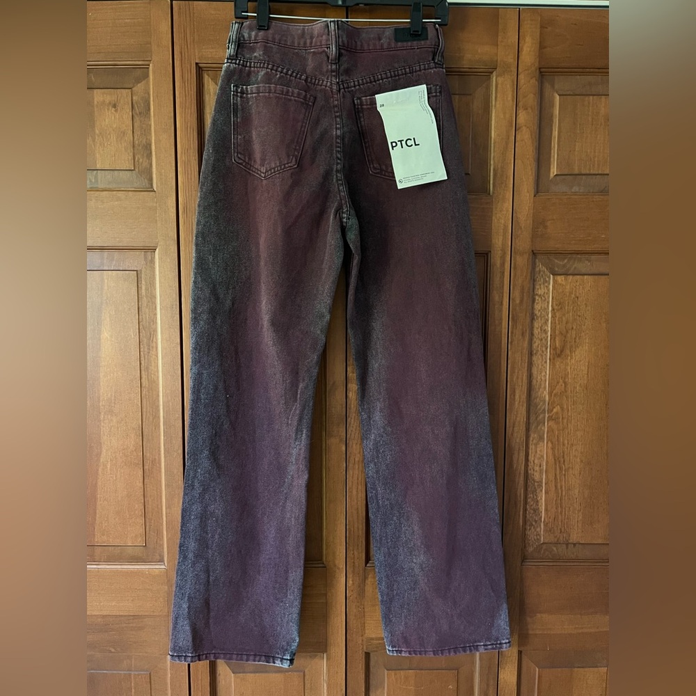 Women's Vintage Jeans in Deep Purple - Picture 5 of 6